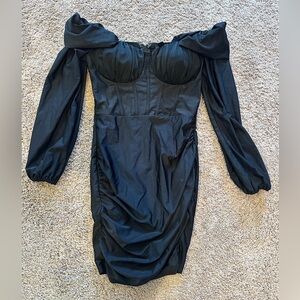Privy Off-Shoulder corset Dress| size medium